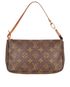 Louis Vuitton Pochette Accessoires, &pound;550, Accessories, Brown, Coated Canvas, Front view